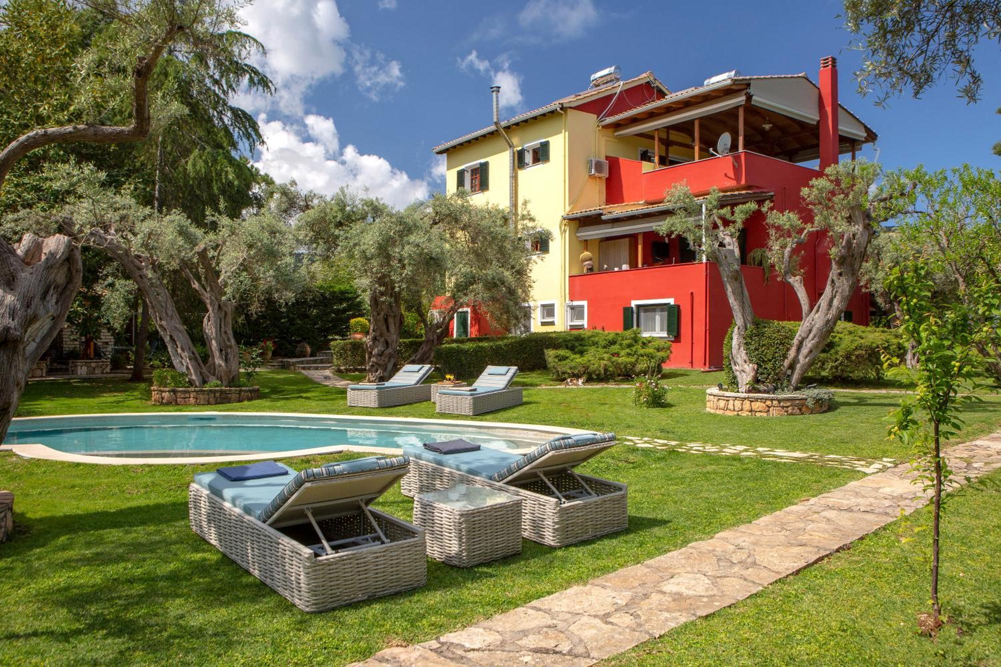 Poly'S Villa Lefkada Apolpaina Extérieur photo